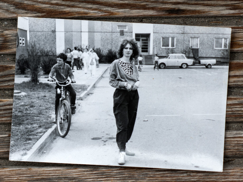 Ina Karsten in Jena, etwa 1989. Foto: Manja Hermann